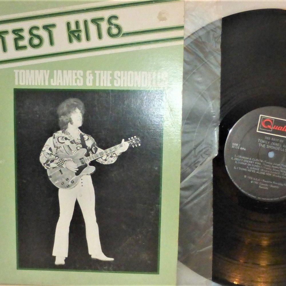 1st Press 1976 TOMMY JAMES & The Shondells  Vinyl LP Record U.S.A Roulette